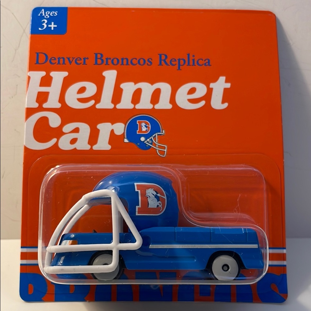 Denver Broncos Replica Helmet Car - Picture 1 of 4
